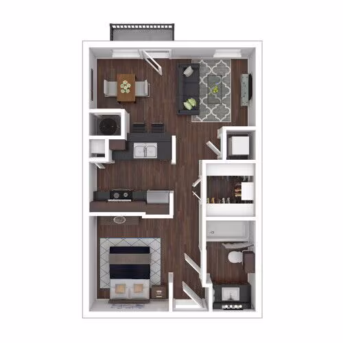 Studio • 1 Bath 03304 floor plan
